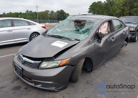 2012 Honda Civic Ex-L from USA, damaged, VIN 19XFB2F92CE007193
